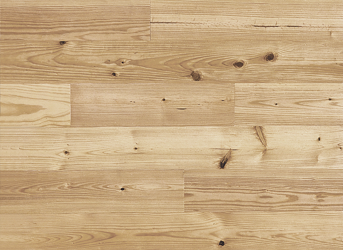 Heart Pine Engineered Unfinished Wood Flooring Wide Plank, Select Grade
