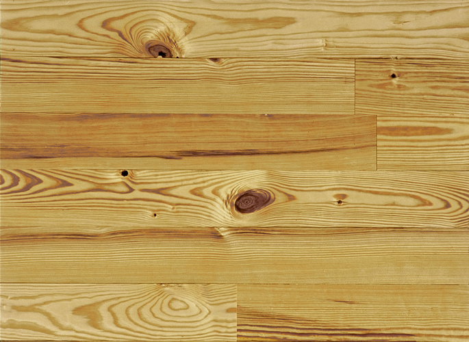 Heart Pine Wide Plank Solid Wood Flooring, Cottage Grade